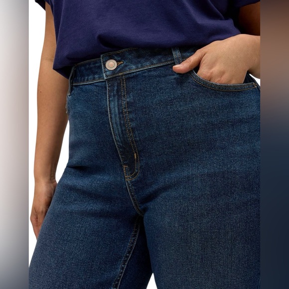 Penningtons (d/C jeans). Straight-Leg Jeans, 1948 Fit, Plus Size 26W, Blue - Picture 4 of 11